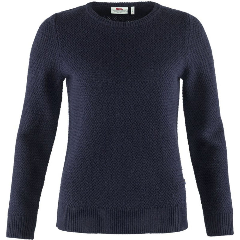 Fjallraven Ovik Structure Sweater Women's Small Navy NWOT